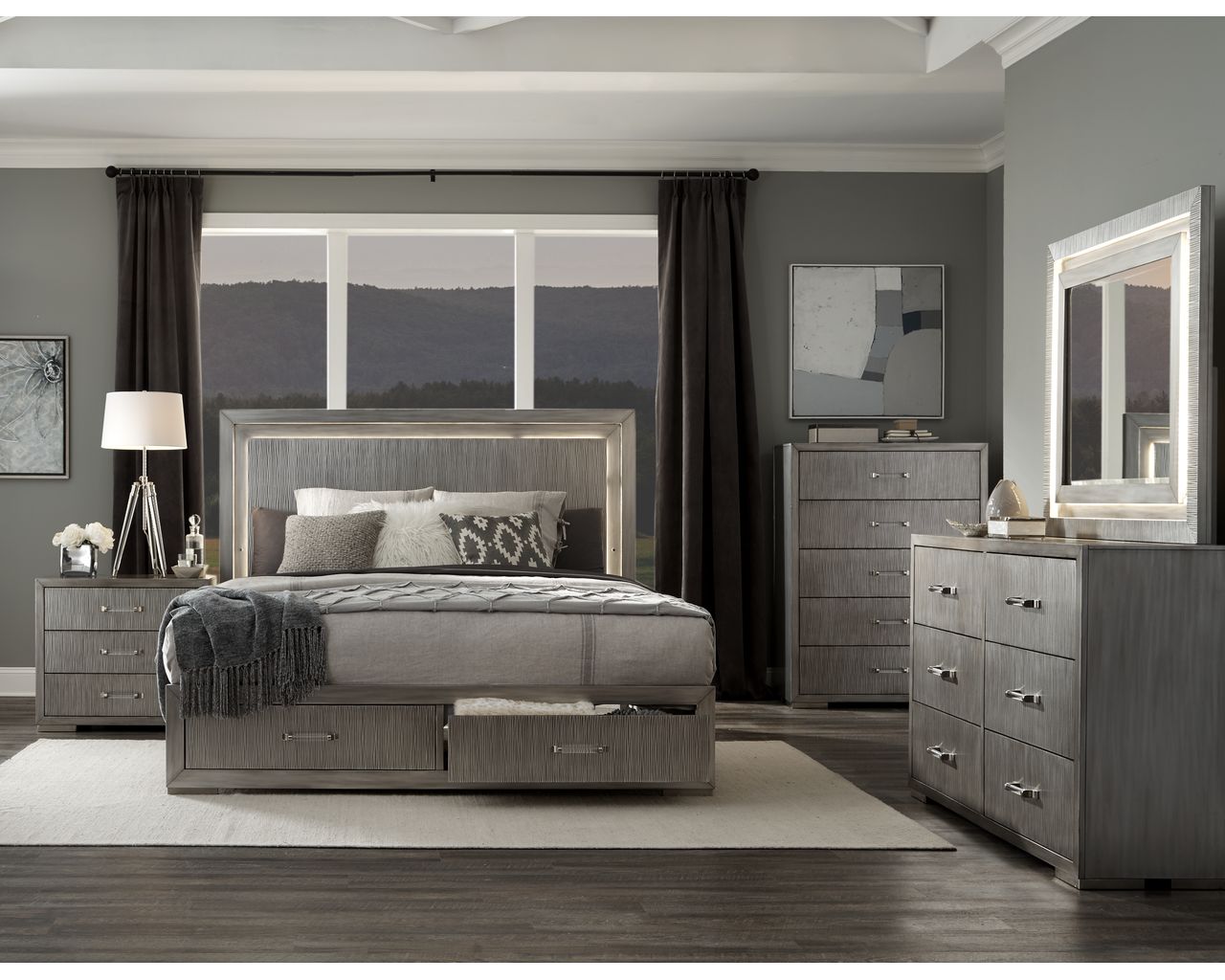 7613A!3 Skylar Dresser W/ Mirror - Image 1