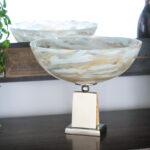 Glass Aluminum Bowl