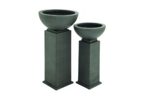 Metal Outdoor Planter S/2 - Image 3