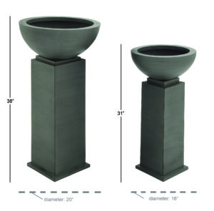 Metal Outdoor Planter S/2 - Image 7
