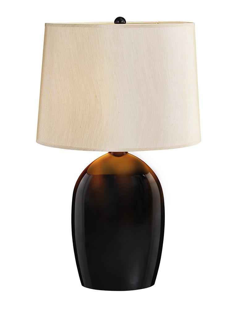 6860_lamp_1 Brown Jug Lamp - Image 1