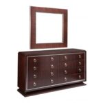 Pinstripe Server W/ Square Mirror