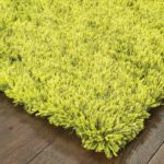 Cosmo Shag Green 5'3" x 7'6" Rug