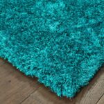 Cosmo Shag Teal 5'3" x 7'6" Rug - Image 3