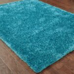 Cosmo Shag Teal 5'3" x 7'6" Rug - Image 4