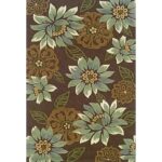 Utopia Blossom Brown Area 5' x 8'	Rug - Image 2