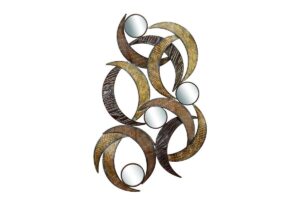 Metal Mirror Wall Plaque - Image 4