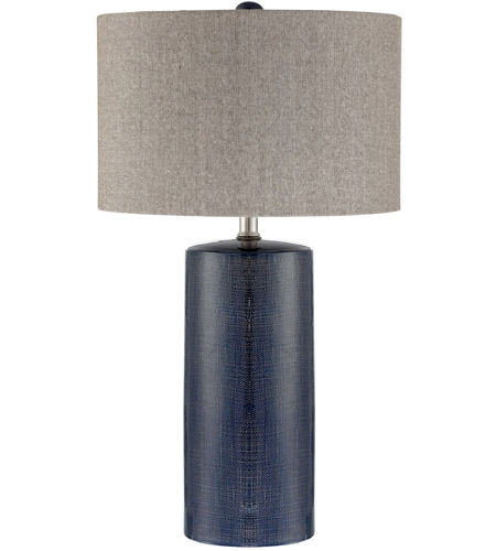 LS-23063BLU_lg Jacoby 29 inch 150 watt Navy Blue Table Lamp - Image 1
