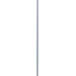 Liam 2 Light Floor Lamp in Chrome with Frost Glass & Chrome Accent