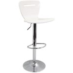 H2 Bar Stool White