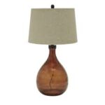 Arayna Brown Glass Table Lamp