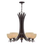 5 Lite Ceiling Lamp, Dark