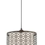 Julia 1 Light Pendant In Dark Bronze With Dark Bronze Shade