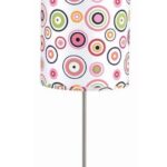 Bulls-Eye Table Lamp, Polished Steel Base