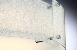 Kaelin 1 Light 17 inch Chrome Flush Mount Ceiling Light - Image 3