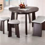 Trillium 4pc Pub Set W/ 3 Curved Benches