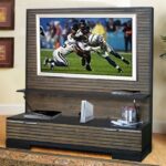 Lavendar 60" Entertainment Unit in Brushed Coffee/ Honey - 100% Solid Wood