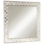 Nasa Wall Mirror With Mother of Pearl