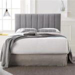 Millie King Channel Bed in A Box W/ USB - Gray