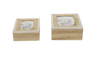 Wood Jewelry Box - Set of 2 - Image 4