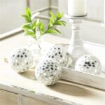 Mirror Mosaic Balls - Set of 4