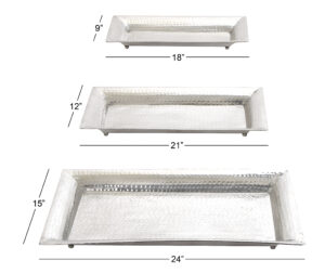 Aluminum Tray - Set of 3 - Image 13