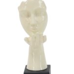 Ceramic Ivory Sculpture