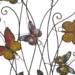 Brown Metal Eclectic Butterfly Wall Decor - Image 4
