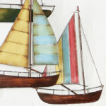 Metal Sailing Boat Decor - Image 5