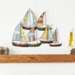 Metal Sailing Boat Decor - Image 3