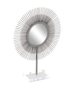 Metal Mirror Acrylic Decor - Set of 2 - Image 3