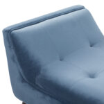 Polyester Bench W/ Walnut Legs - Image 5