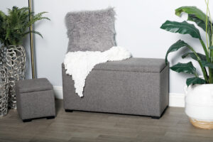 Polyester Storage Stool - Set of 3