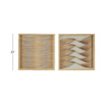 Polystone Wooden Wall Art - Set of 2 - Image 11