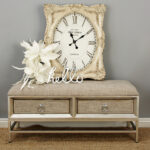 Metal Wood Storage Bench