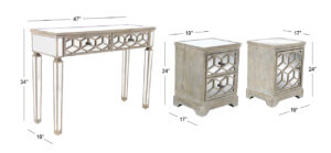 Metal Wood Console/ Desk Only - Image 8