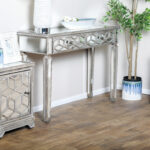 Metal Wood Console/ Desk Only