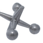 Metal Jacks Sculpture - Set of 3 - Image 5