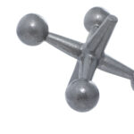 Metal Jacks Sculpture - Set of 3 - Image 6