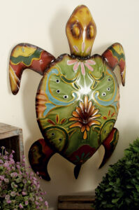 Metal Turtle Wall Decor