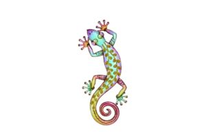 Metal Lizard Wall Decor - Image 2