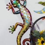 Metal Lizard Wall Decor