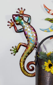 Metal Lizard Wall Decor