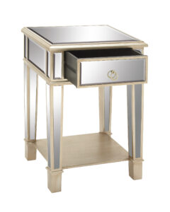 Wood Mirror Side Table - Image 3