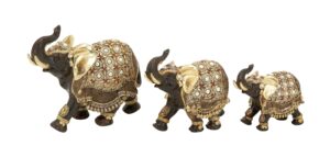 Polystone Elephant - Set of 3 - Image 2