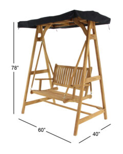 Teak Swing Chair - Image 9