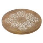 Wood Lazy Susan Cake Stand - Image 2