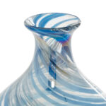 Glass Blue Vase - Set of 2 - Image 6