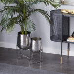 Stainless Steel Planter - Set of 2