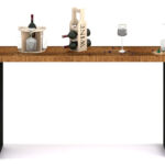 Live Edge Acacia Wood Freetown Console Table - Amber